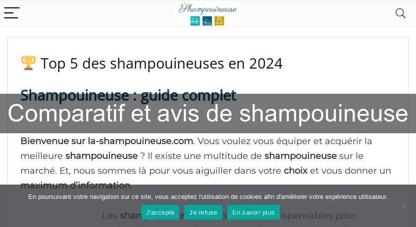 Comparatif et avis de shampouineuse