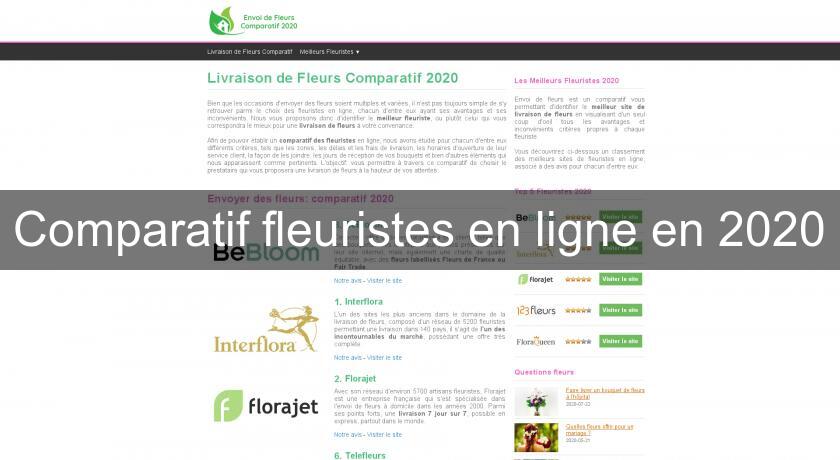Comparatif fleuristes en ligne en 2020 Comparatif fleuristes en ligne en 2020
