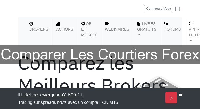 Comparer Les Courtiers Forex