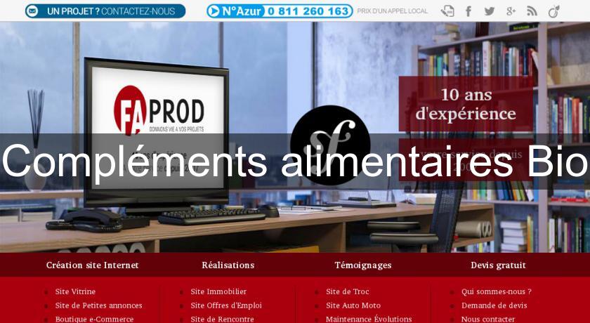 Compléments alimentaires Bio Compléments alimentaires Bio