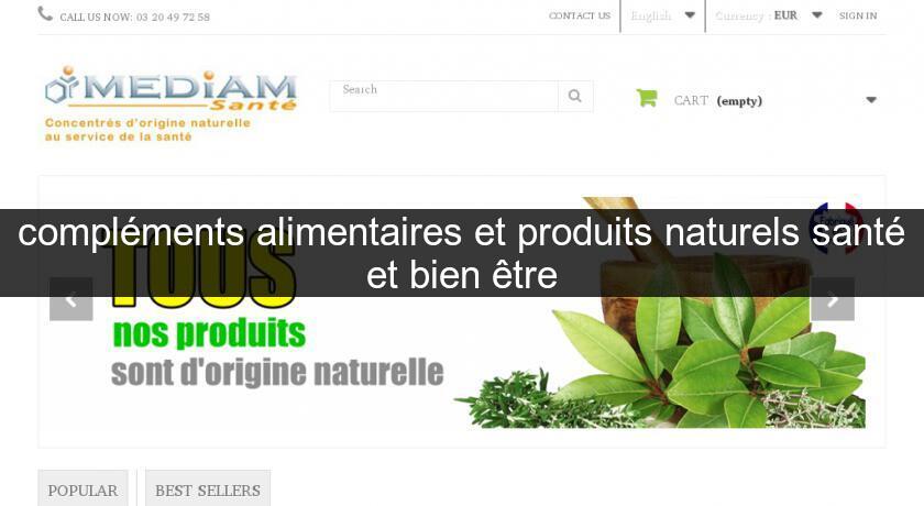 compléments alimentaires et produits naturels santé et bien être compléments alimentaires et produits naturels santé et bien être