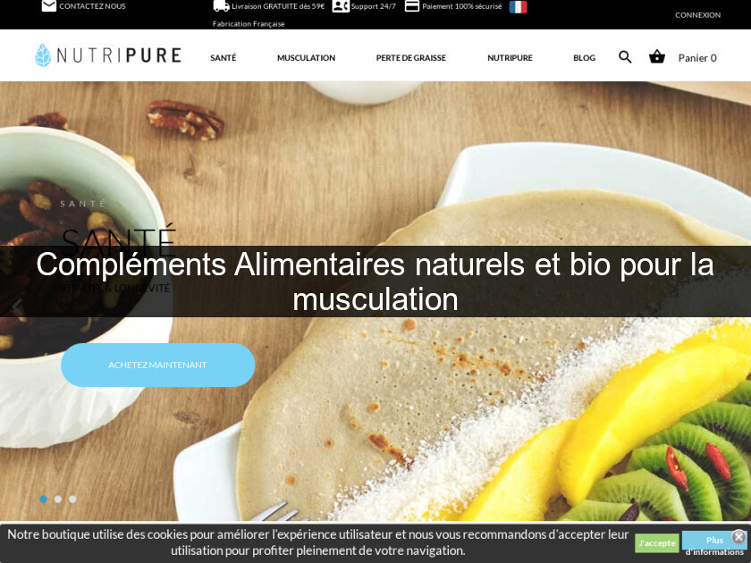 Compléments Alimentaires naturels et bio pour la musculation