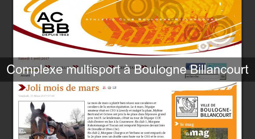 Complexe multisport à Boulogne Billancourt