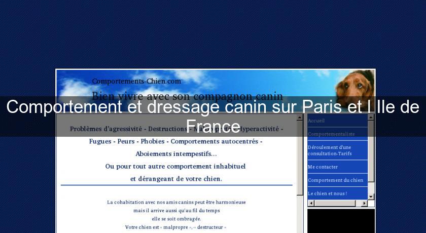 dressage de chien île-de-france