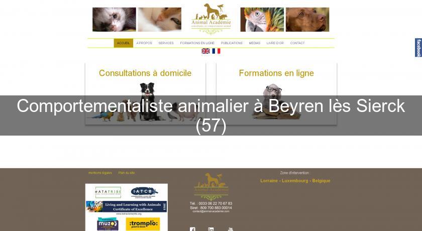 Comportementaliste animalier à Beyren lès Sierck (57)