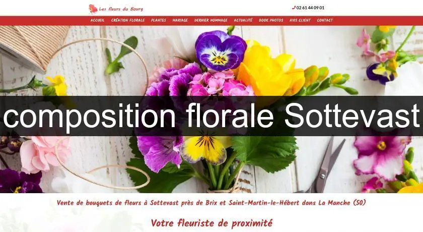 composition florale Sottevast