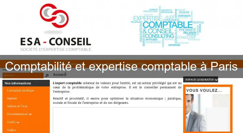 Comptabilité et expertise comptable à Paris