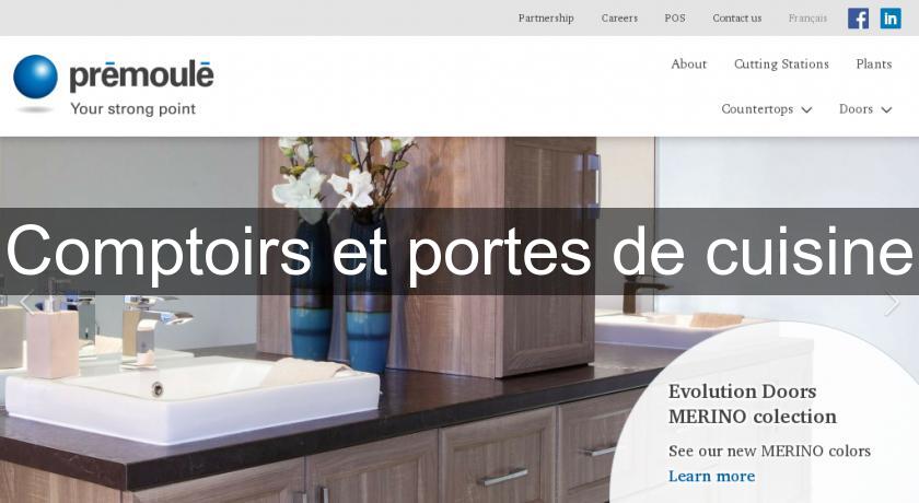 Comptoirs et portes de cuisine