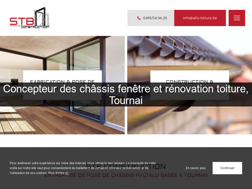 Concepteur des châssis fenêtre et rénovation toiture, Tournai Concepteur des châssis fenêtre et rénovation toiture, Tournai