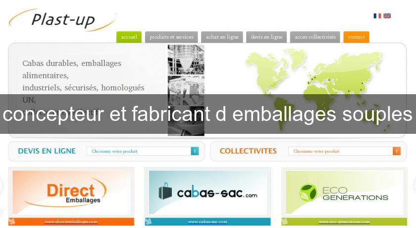 concepteur et fabricant d'emballages souples concepteur et fabricant d'emballages souples