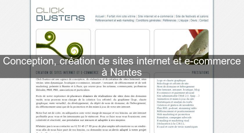 Conception, création de sites internet et e-commerce à Nantes Conception, création de sites internet et e-commerce à Nantes