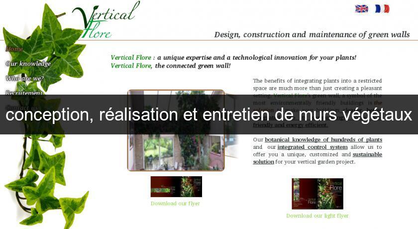 conception, réalisation et entretien de murs végétaux conception, réalisation et entretien de murs végétaux