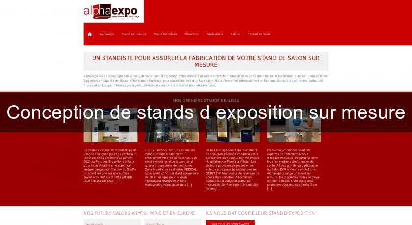 Conception de stands d'exposition sur mesure Conception de stands d'exposition sur mesure