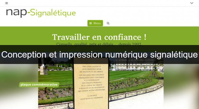 Conception et impression numérique signalétique Conception et impression numérique signalétique
