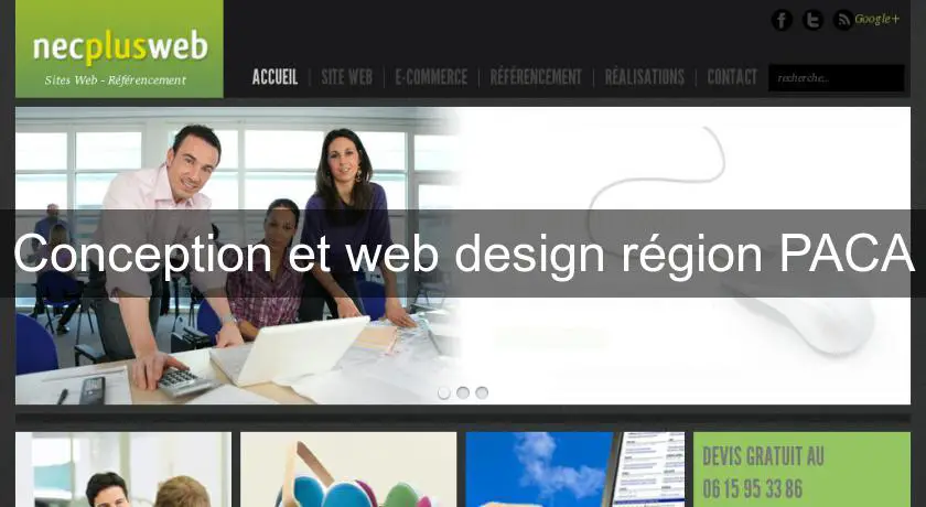 Conception et web design région PACA