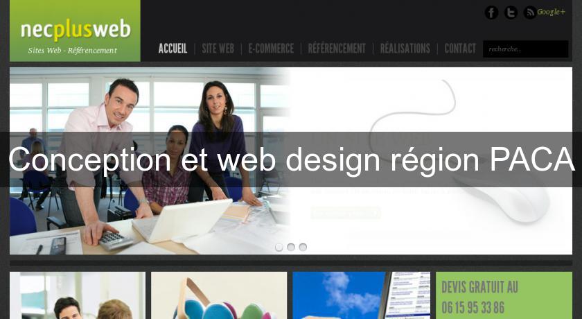 Conception et web design région PACA