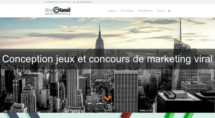 Conception jeux et concours de marketing viral Conception jeux et concours de marketing viral
