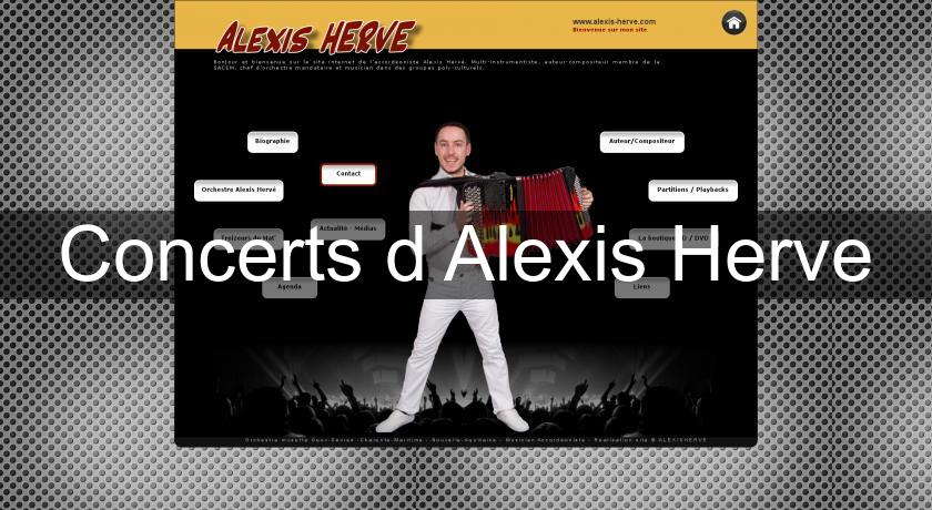 Concerts d'Alexis Herve Concerts d'Alexis Herve