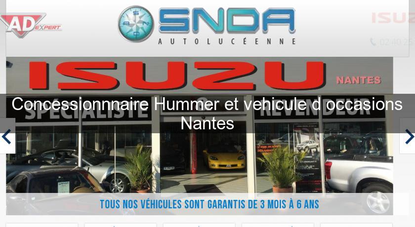 Concessionnnaire Hummer et vehicule d'occasions Nantes