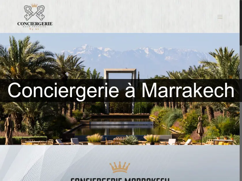 Conciergerie à Marrakech