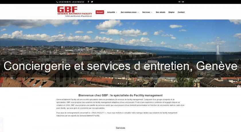 Conciergerie et services d'entretien, Genève