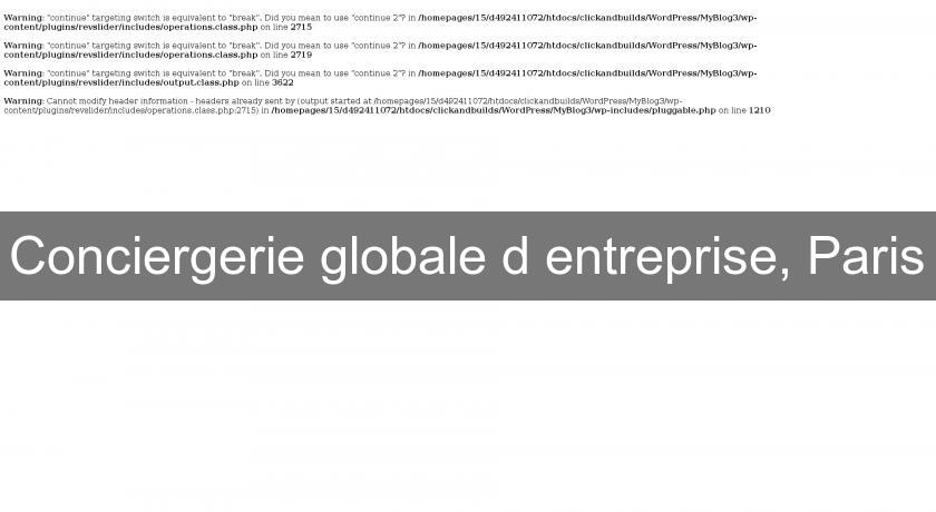 Conciergerie globale d'entreprise, Paris Conciergerie globale d'entreprise, Paris