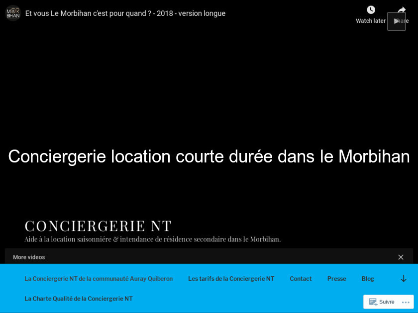Conciergerie location courte durée dans le Morbihan Conciergerie location courte durée dans le Morbihan