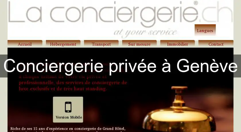 Conciergerie privée à Genève