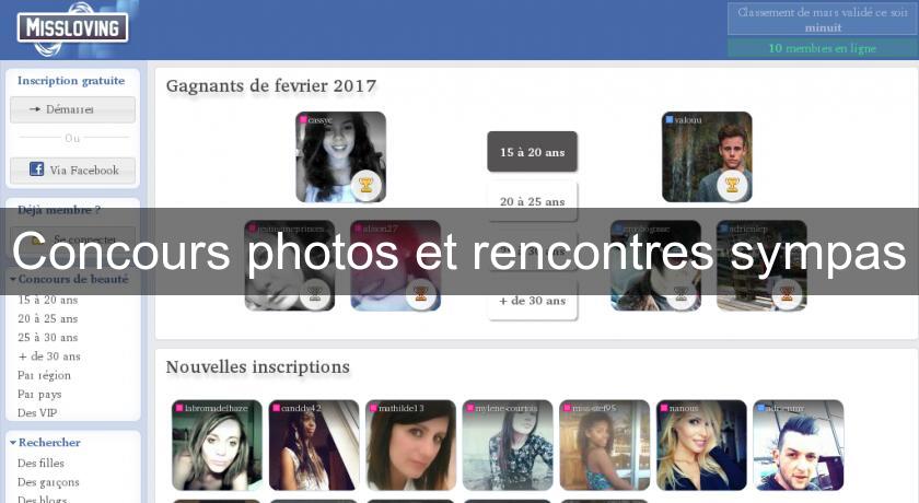 Concours photos et rencontres sympas Concours photos et rencontres sympas