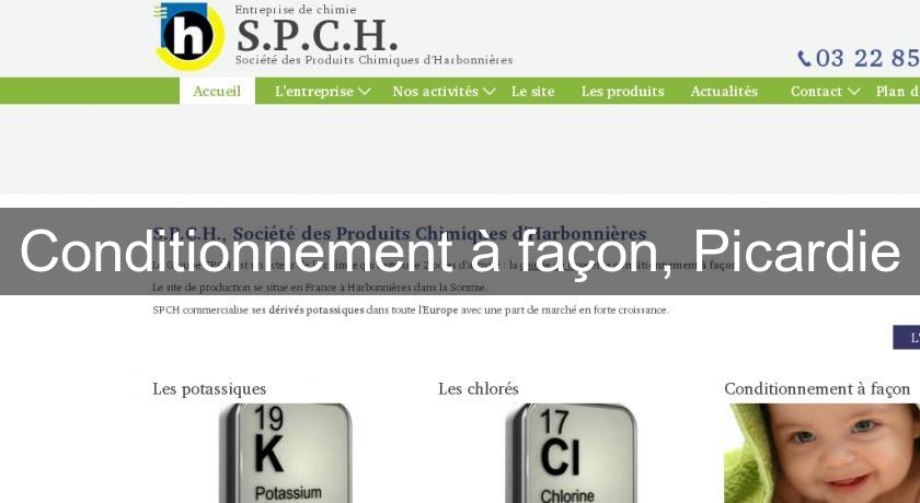 Conditionnement à façon, Picardie Conditionnement à façon, Picardie