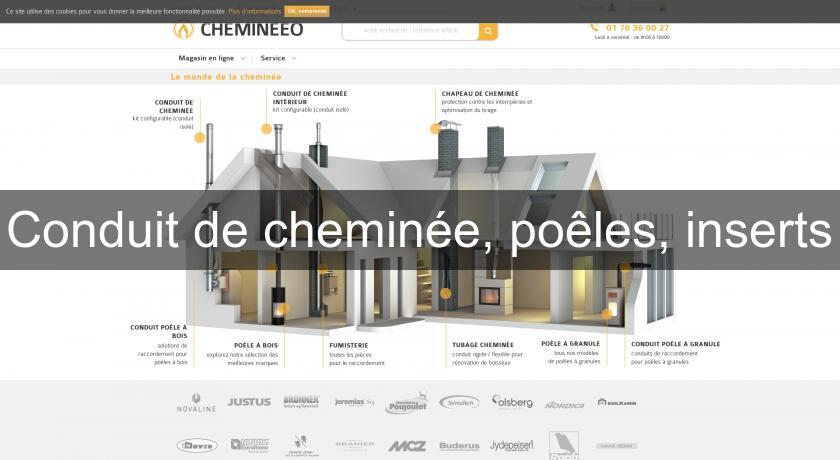 Conduit de cheminée, poêles, inserts Conduit de cheminée, poêles, inserts