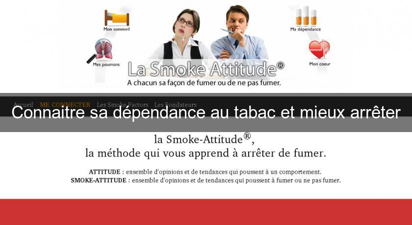 Connaitre sa dépendance au tabac et mieux arrêter Connaitre sa dépendance au tabac et mieux arrêter