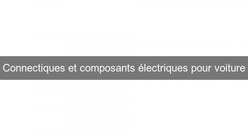 Connectiques et composants électriques pour voiture Connectiques et composants électriques pour voiture