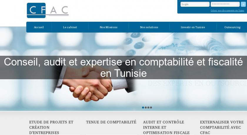 Conseil, audit et expertise en comptabilité et fiscalité en Tunisie