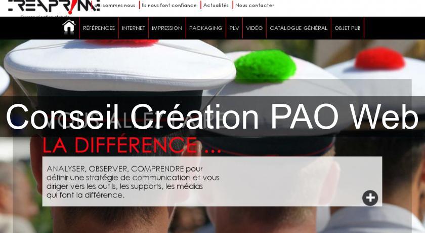 Conseil Création PAO Web Conseil Création PAO Web
