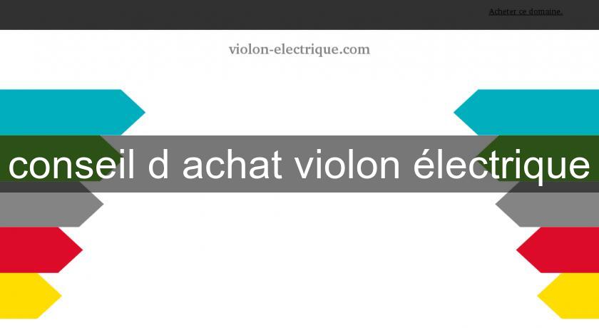 conseil d'achat violon électrique conseil d'achat violon électrique