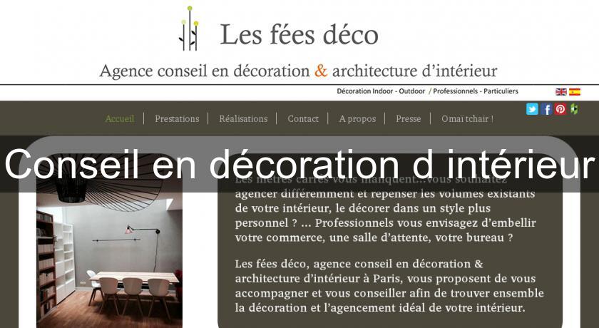 Conseil en décoration d'intérieur Conseil en décoration d'intérieur