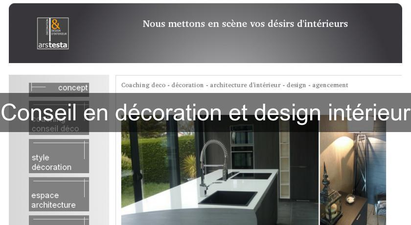 Conseil en décoration et design intérieur Conseil en décoration et design intérieur