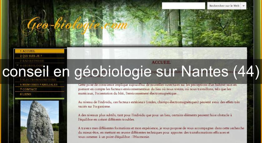 conseil en géobiologie sur Nantes (44) conseil en géobiologie sur Nantes (44)