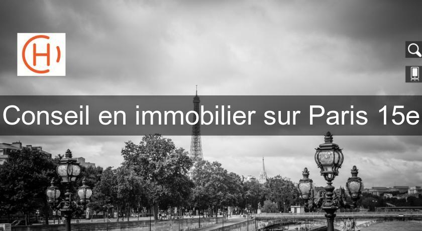 Conseil en immobilier sur Paris 15e Conseil en immobilier sur Paris 15e