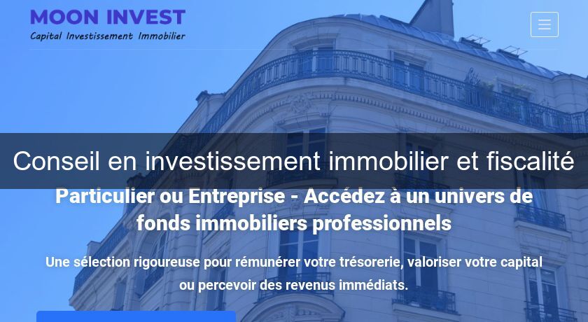 Conseil en investissement immobilier et fiscalité