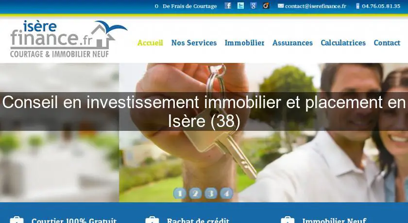 Conseil en investissement immobilier et placement en Isère (38)