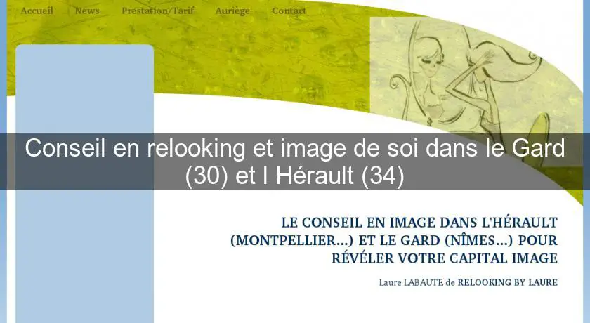 Conseil en relooking et image de soi dans le Gard (30) et l'Hérault (34)