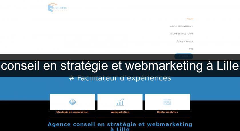 conseil en stratégie et webmarketing à Lille