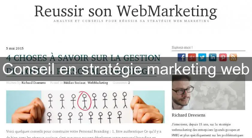 Conseil en stratégie marketing web