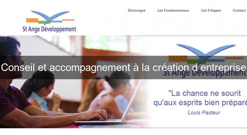 Conseil et accompagnement à la création d'entreprise