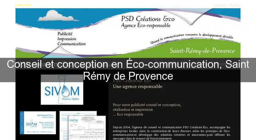 Conseil et conception en Éco-communication, Saint Rémy de Provence