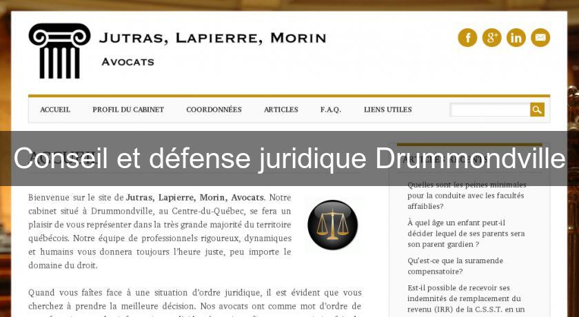 Conseil et défense juridique Drummondville Conseil et défense juridique Drummondville