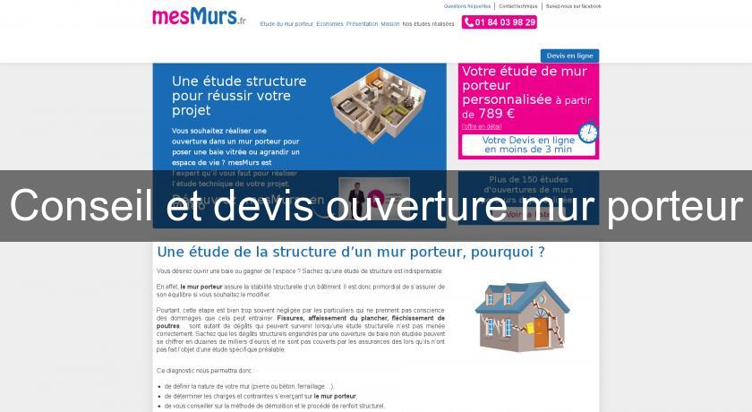 Conseil et devis ouverture mur porteur Conseil et devis ouverture mur porteur