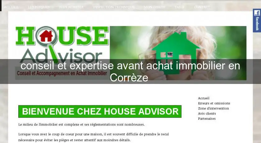 conseil et expertise avant achat immobilier en Corrèze 
